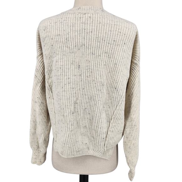 Vince Wool Cashmere Blend Flecked Panel Sweater Size Small - Picture 4 of 8